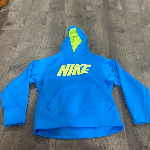 royal blue and yellow nike hoodie